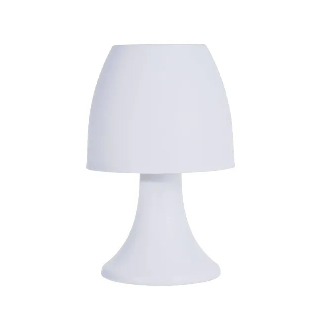 WELL HOME - Lampara de mesa color blanco Ø12x19,2cm – 9 eur